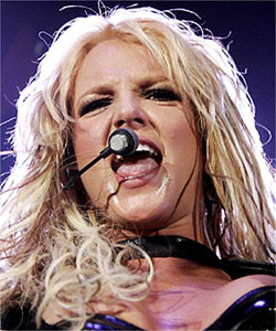 Britney Spears Sweaty Photo