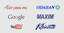 As Seen On Google, Odaban, Maxim, YouTube, Kleinerts